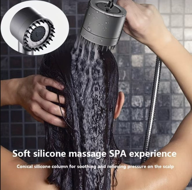 Cabezal De Ducha Con Filtro y Masajeador